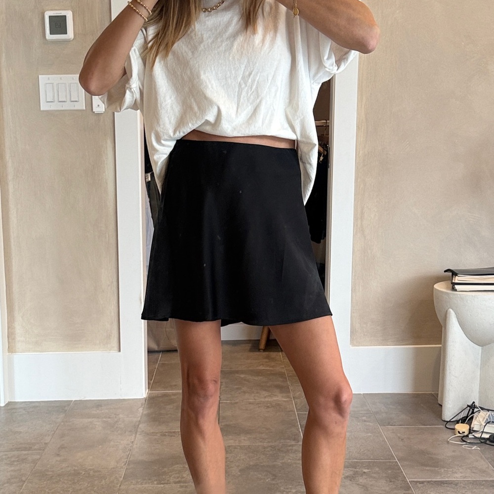 Shop 13th Tribe Black A-Line Mini Skirt